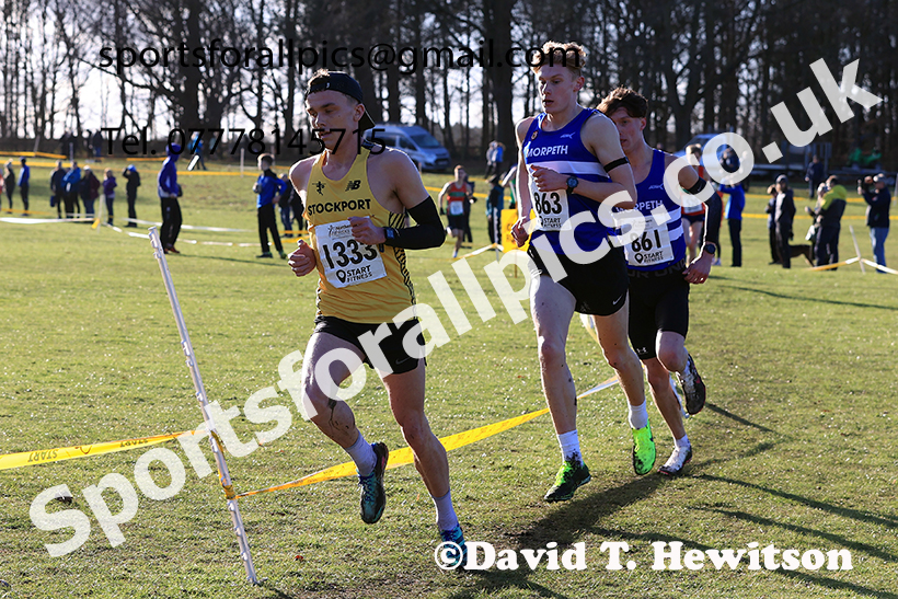 Junior mens 2025 Northern Cross Country Champs, Tatton Park, Knutsford, Cheshire. Photo: David T. Hewitson/Sports for All Pics
